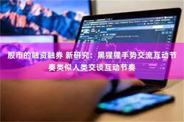 股市的融资融券 新研究：黑猩猩手势交流互动节奏类似人类交谈互动节奏
