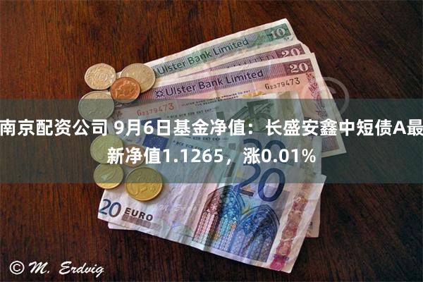 南京配资公司 9月6日基金净值：长盛安鑫中短债A最新净值1.1265，涨0.01%