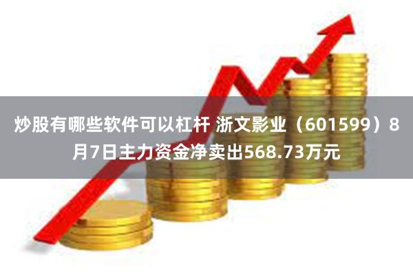 炒股有哪些软件可以杠杆 浙文影业（601599）8月7日主力资金净卖出568.73万元