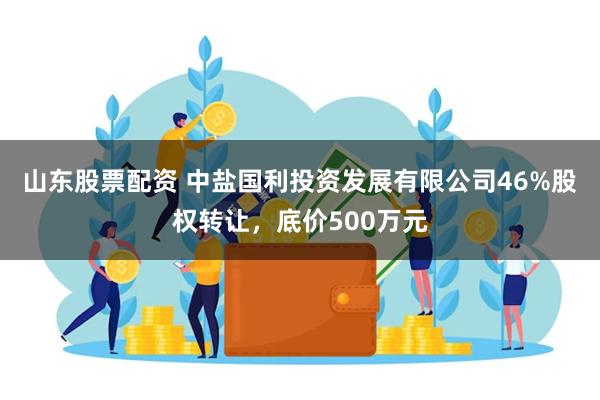 山东股票配资 中盐国利投资发展有限公司46%股权转让，底价500万元
