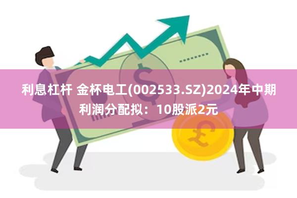 利息杠杆 金杯电工(002533.SZ)2024年中期利润分配拟：10股派2元
