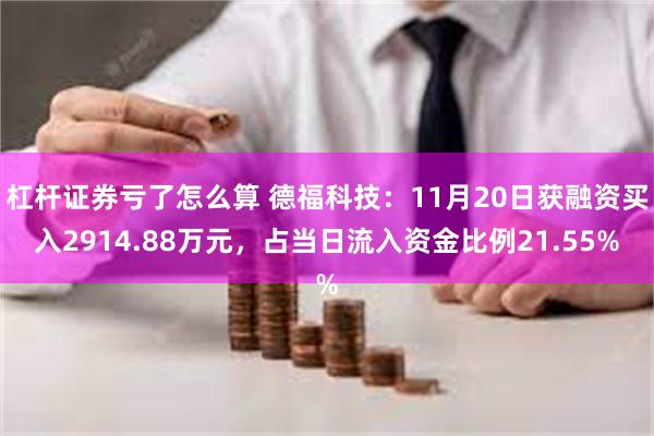 杠杆证券亏了怎么算 德福科技：11月20日获融资买入2914.88万元，占当日流入资金比例21.55%