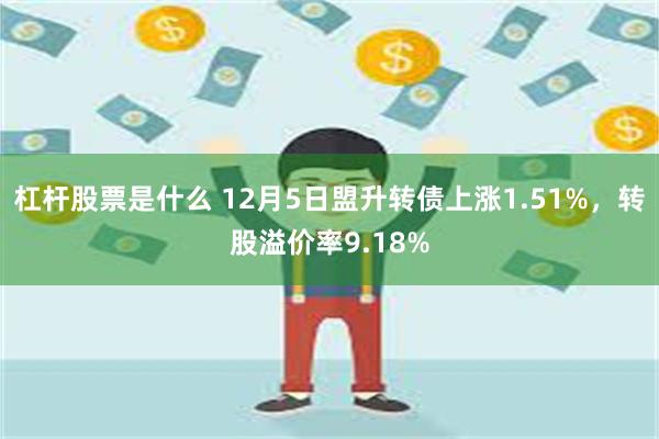 杠杆股票是什么 12月5日盟升转债上涨1.51%，转股溢价率9.18%