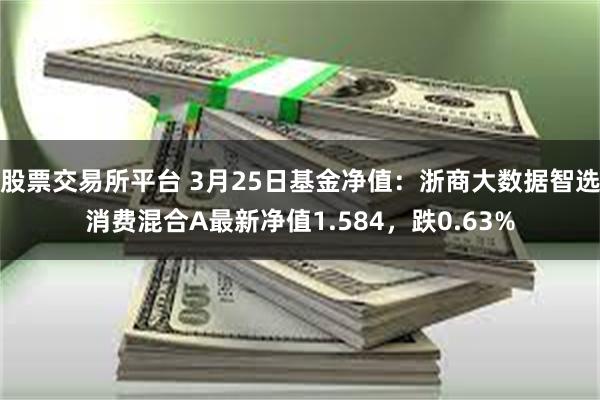 股票交易所平台 3月25日基金净值：浙商大数据智选消费混合A最新净值1.584，跌0.63%
