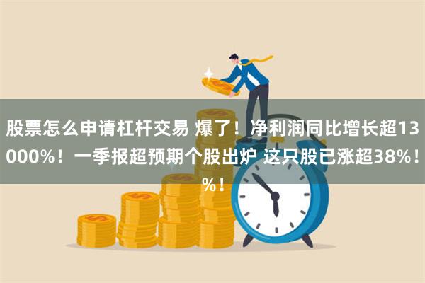 股票怎么申请杠杆交易 爆了！净利润同比增长超13000%！一