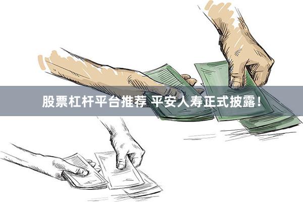 股票杠杆平台推荐 平安人寿正式披露！