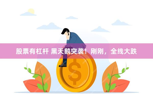 股票有杠杆 黑天鹅突袭！刚刚，全线大跌